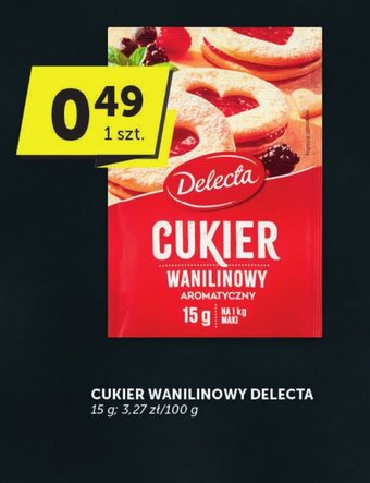 Groszek CUKIER WANILINOWY DELECTA 15 g oferta
