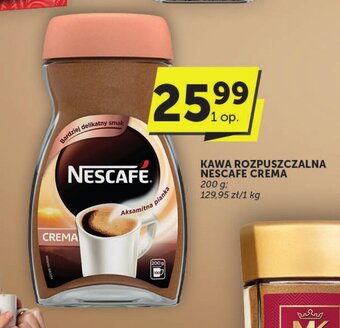 Groszek KAWA ROZPUSZCZALNA NESCAFE CREMA 200 g oferta