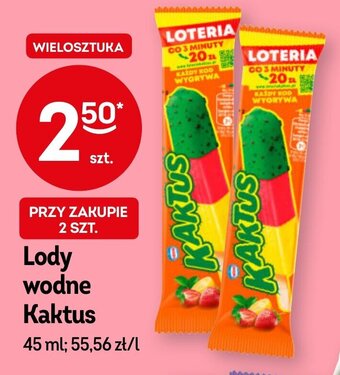 Żabka Lody wodne Kaktus 45ml oferta