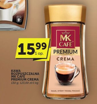 Groszek KAWA ROZPUSZCZALNA MK CAFÉ PREMIUM CREMA 130 g oferta