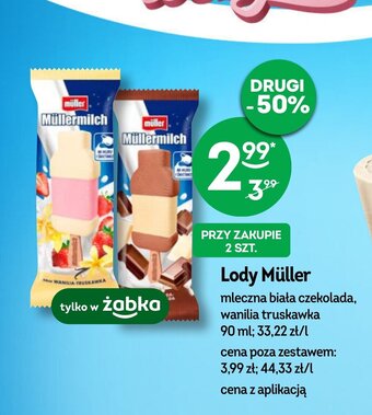 Żabka Lody Müller 90ml oferta