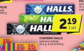 Groszek CUKIERKI HALLS  33,5 g oferta