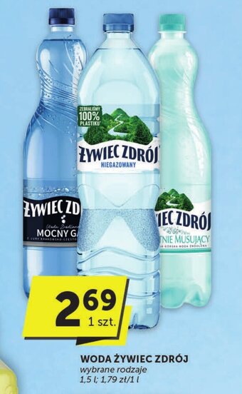 Groszek WODA ŻYWIEC ZDRÓJ 1,5 l oferta