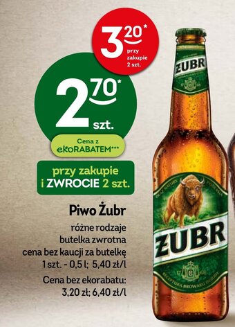 Żabka Piwo Żubr 0,5l oferta