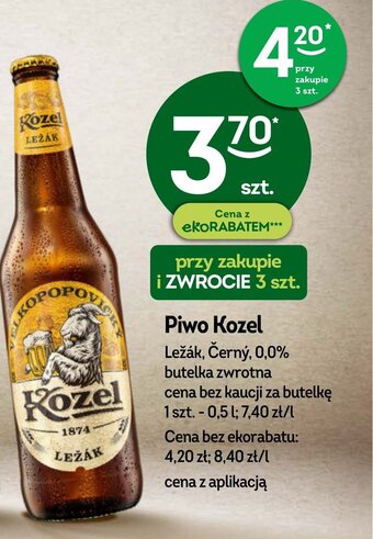 Żabka Piwo Kozel 0,5l oferta
