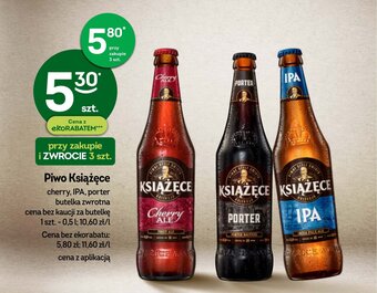Piwo Książęce cherry, IPA, porter 0,5l