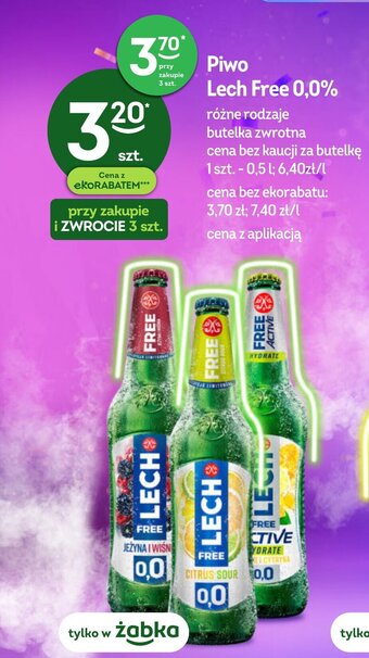 Żabka Piwo Lech Free 0,0% oferta