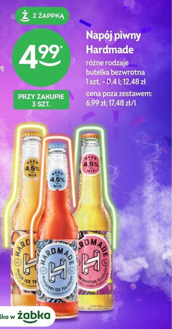 Żabka Napój piwny Hardmade 0,4l oferta