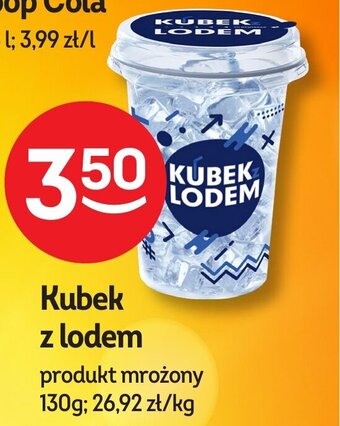 Kubek z lodem produkt mrożony 130g