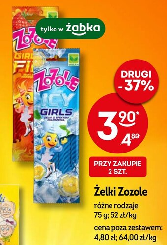 Żabka Żelki Zozole 75g oferta