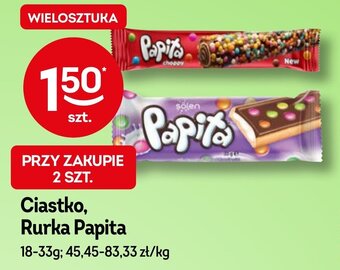 Żabka Ciastko, Rurka Papita 18-33g oferta