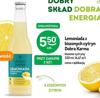 Żabka Lemoniada z kiszonych cytryn Dobra Karma 330ml oferta