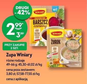 Żabka Zupa Winiary 49-66g oferta