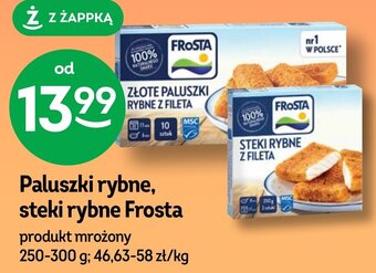Żabka Paluszki rybne, steki rybne Frosta 250-300g oferta