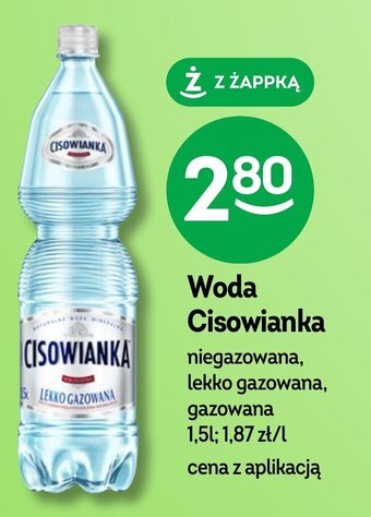 Żabka Woda Cisowianka 1,5l oferta