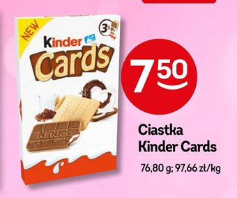 Żabka Ciastka Kinder Cards 76,8g oferta