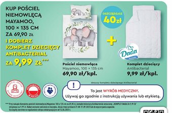 Biedronka Komplet pościeli niemowlęcej 100 x 135 cm oferta
