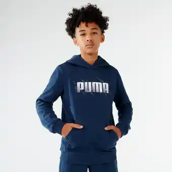 Decathlon Bluza dziecięca puma z kapturem oferta