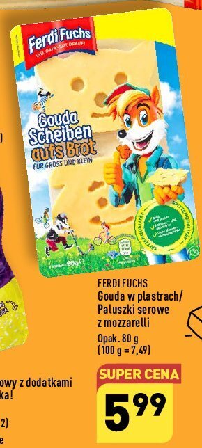 ALDI Ser gouda - plastry oferta