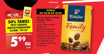 Biedronka Kawa mielona Tchibo Family, 250 g oferta
