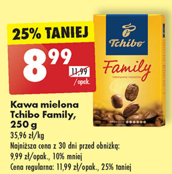 Biedronka Kawa mielona Tchibo Family, 250 g oferta