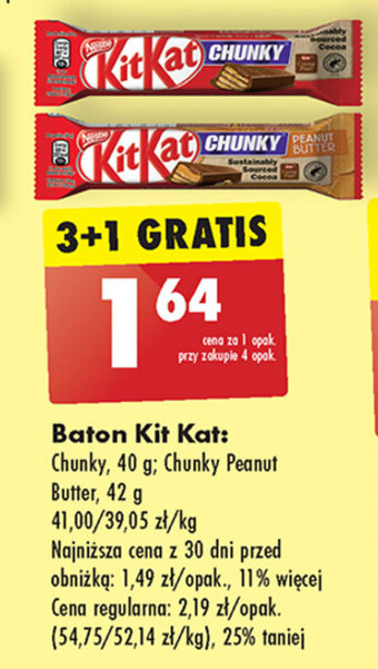 Biedronka Baton Kit Kat 40-42g oferta