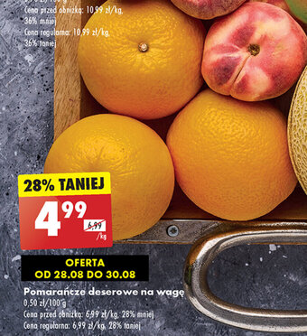 Biedronka Pomarańcze deserowe 1kg oferta