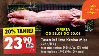 Biedronka Tusza królicza Kraina Mięs 1kg oferta