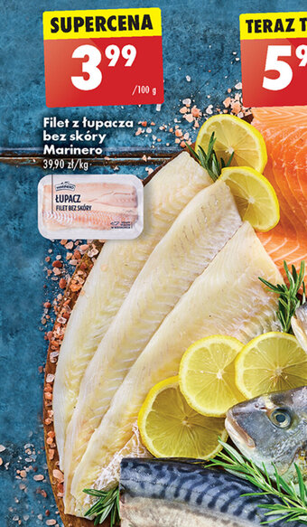 Biedronka Filet z łupacza bez skóry Marinero 100g oferta