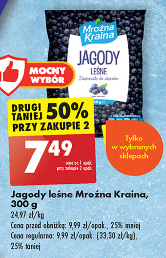 Biedronka Jagody leśne Mroźna Kraina, 300 g oferta