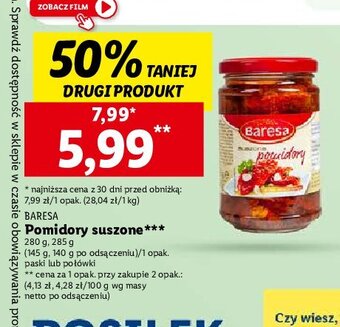 Lidl Pomidory suszone oferta