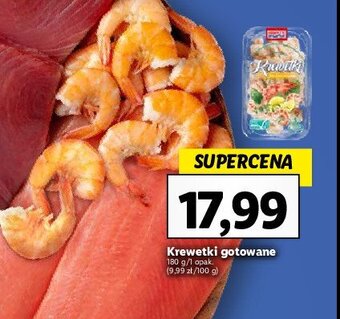 Lidl Krewetki 31-40 białe blanszowane oferta