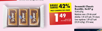 Biedronka Sezamki Classic Bonitki, 3x27 g oferta
