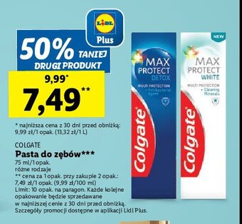 Lidl Pasta do zębów white oferta