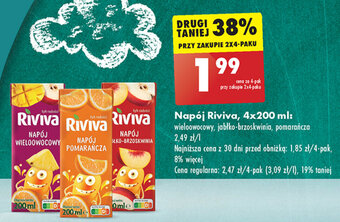 Biedronka Napój Riviva, 4x200 ml oferta