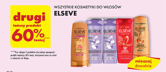 Biedronka WSZYSTKIE KOSMETYKI DO WŁOSÓW ELSEVE oferta