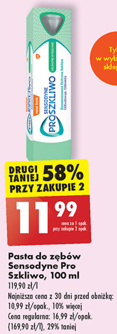 Biedronka Pasta do zębów Sensodyne Pro Szkliwo, 100 ml oferta