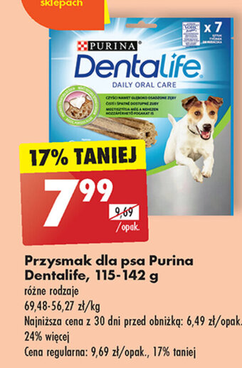 Biedronka Przysmak dla psa Purina Dentalife, 115-142 g oferta