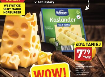 ALDI HOFBURGER Ser Kaslander w plastrach Opak. 200 g oferta