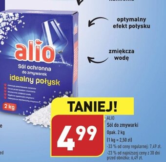 ALDI ALIO Sól do zmywarki Opak. 2 kg oferta