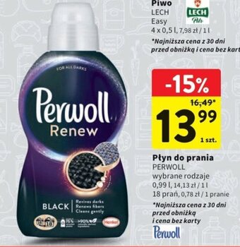 Intermarche Płyn do prania PERWOLL 0,99l oferta