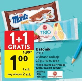 Intermarche Batonik ZOTT 29g oferta