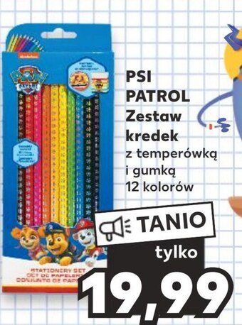 Kaufland Zestaw kredek psi patrol oferta