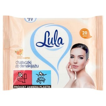 Społem Lula chusteczki do demakijażu z ekstraktem z kwiatu nagietka 20 sztuk oferta
