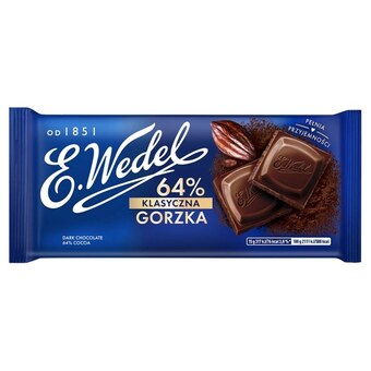 Kaufland E. wedel czekolada klasyczna gorzka 64 % 90 g oferta
