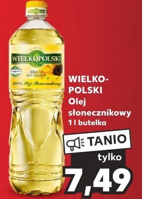 Wielkopolski olej słonecznikowy 1 l