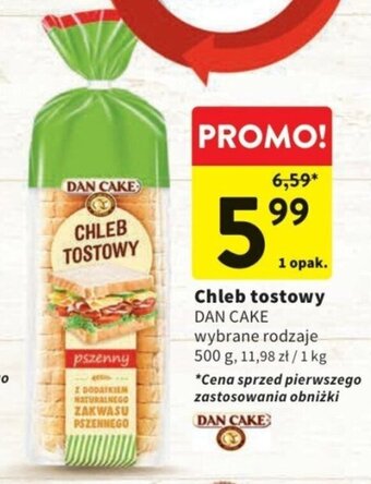 Intermarche Chleb tostowy DAN CAKE 500 g oferta