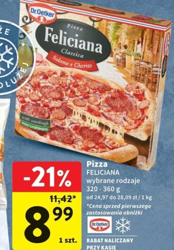 Intermarche Pizza FELICIANA 320-360 g oferta