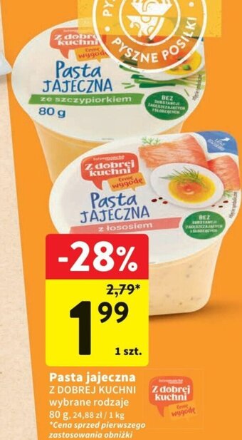 Intermarche Pasta jajeczna Z DOBREJ KUCHNI 80 g oferta