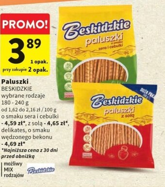 Intermarche Paluszki BESKIDZKIE 180-240 g oferta